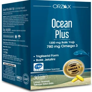 OCEAN Plus 1200 mg 30 Kapsül – Omega-3 İçeren Takviye Edici Gıda
