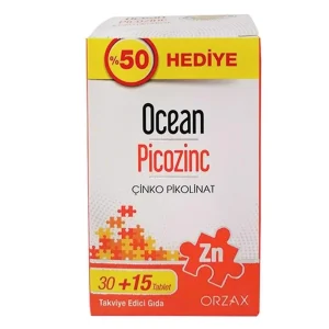 Ocean Picozinc 30 Tablet + 15 Tablet Hediye