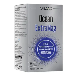 OCEAN ExtraMag 60 Tablet – Magnezyum İçeren Takviye Edici Gıda