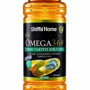 Shiffa Home Omega 3-6-9 1000 mg 200 Kapsül – Günlük Esansiyel Yağ Asidi Desteği